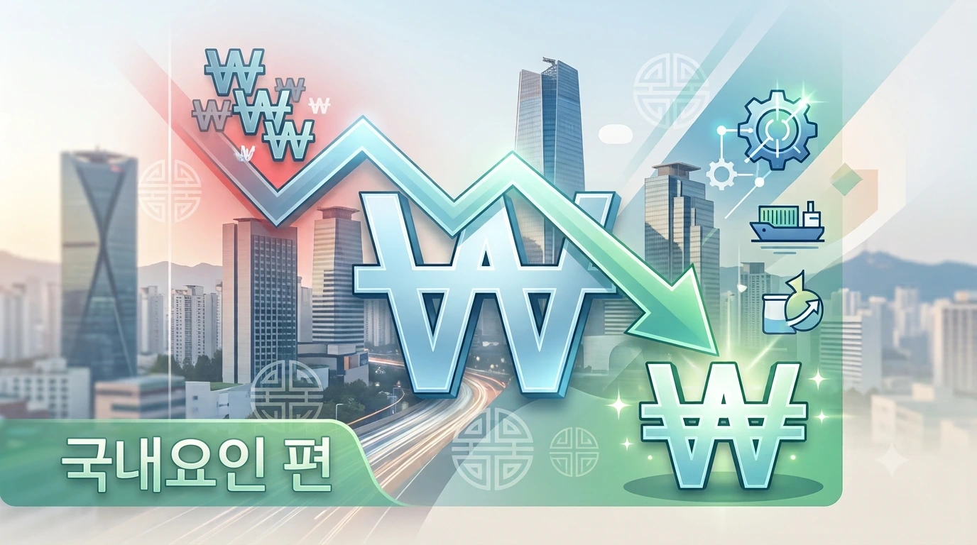 원/달러 환율 급락, 51일 만에 11% 넘게 빠진 이유